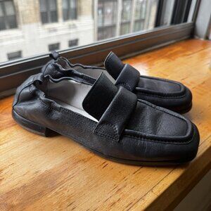 Homers Artisan Women's Black Square Toed Flats Size 6.5 Style 51322